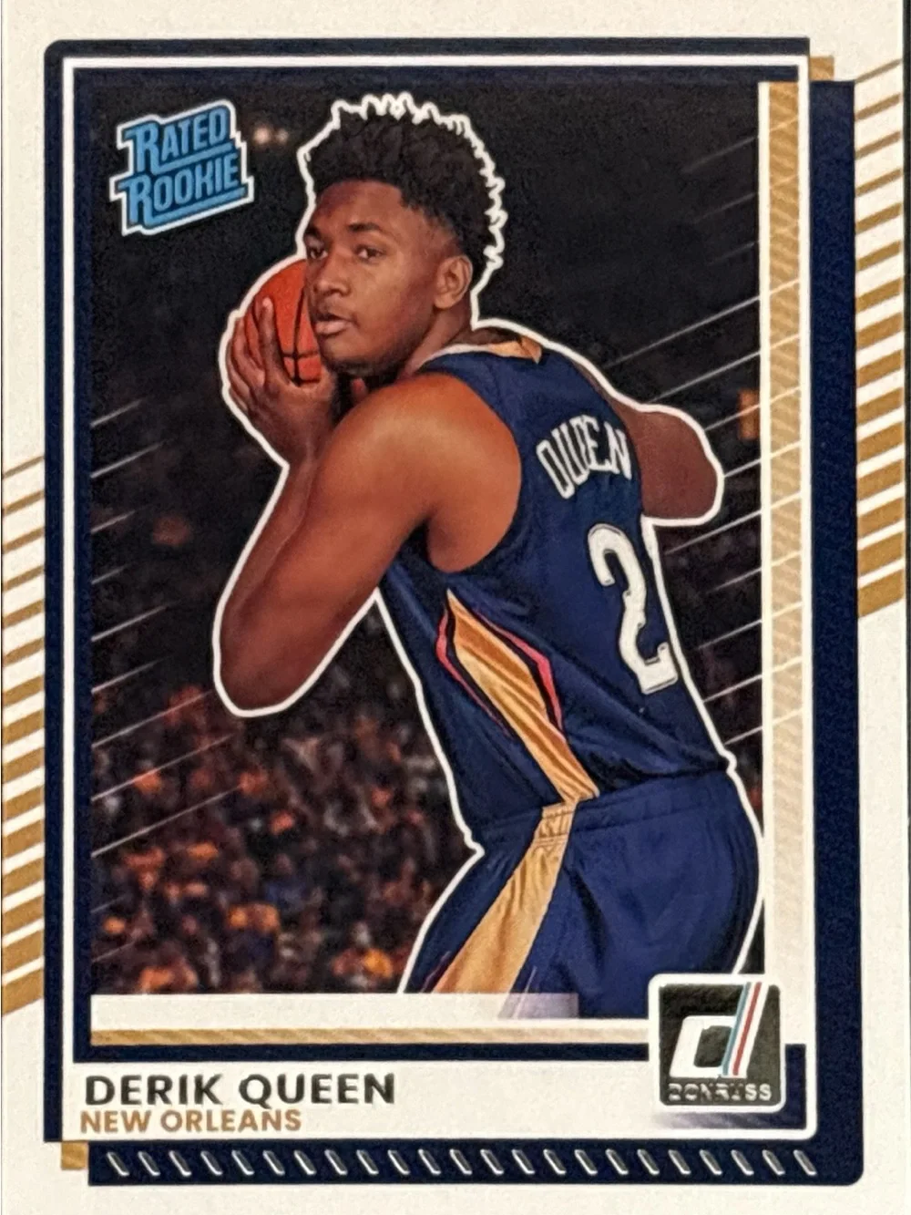 Panini Derik Queen Rated Rookie Basketball Card